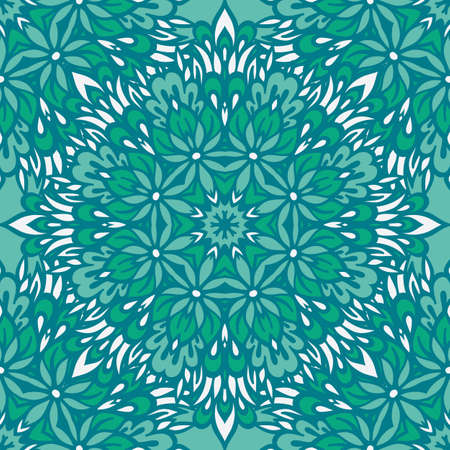 Arabesque seamless pattern. Background vintage flower. Texture royal vector. Fabric illustrationのイラスト素材