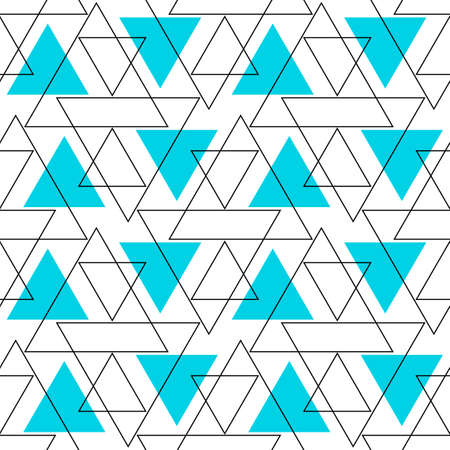 Abstract Background Geometric Seamless Pattern. Vector Illustration.