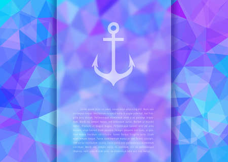 Abstract Polygonal Background. Modern Geometric Vector Illustration.のイラスト素材