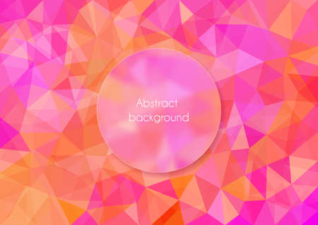 Abstract Polygonal Background. Modern Geometric Vector Illustration.のイラスト素材
