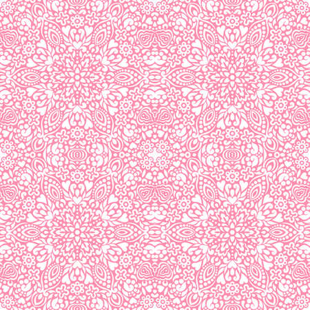 Seamless background with abstract ethnic pattern. Vector illustration.のイラスト素材