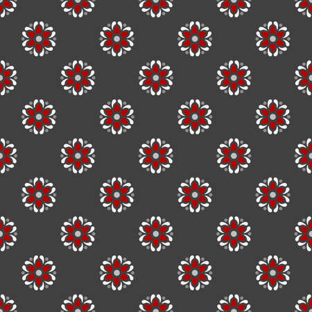 Seamless background with abstract ethnic pattern. Vector illustration.のイラスト素材