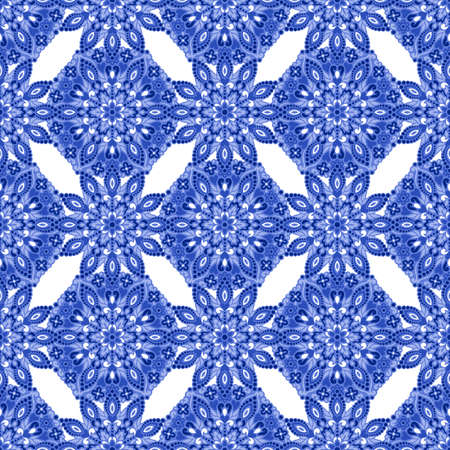 Seamless background with abstract ethnic pattern. Vector illustration.のイラスト素材