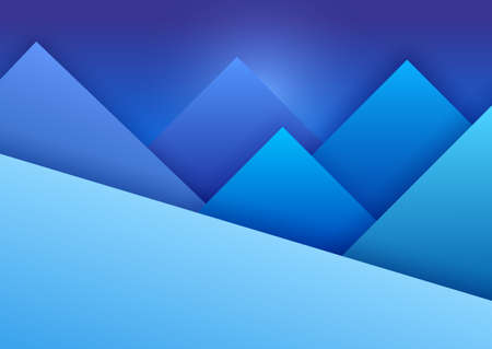 Material Design Background with Mountain Landscape.のイラスト素材