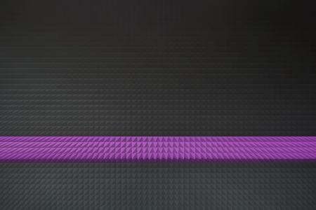Abstract purple line on the black backgroundの写真素材