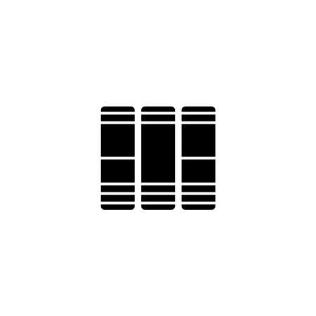 book and library icon set vector sign symbolのイラスト素材