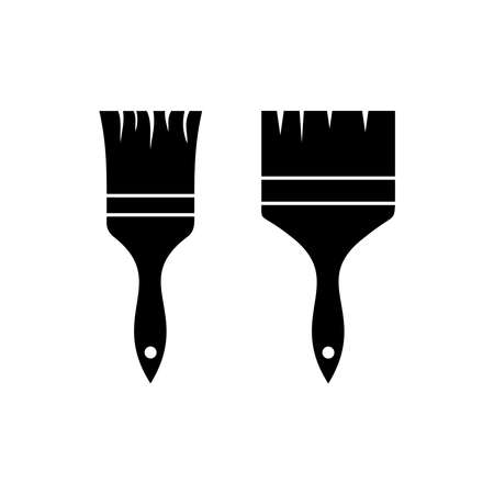 paint brush icon, paint brush vector sign symbolのイラスト素材