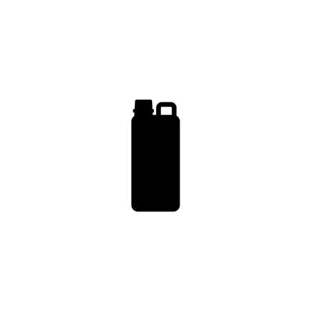 water plastic bottle icon, water plastic bottle vector sign symbolのイラスト素材