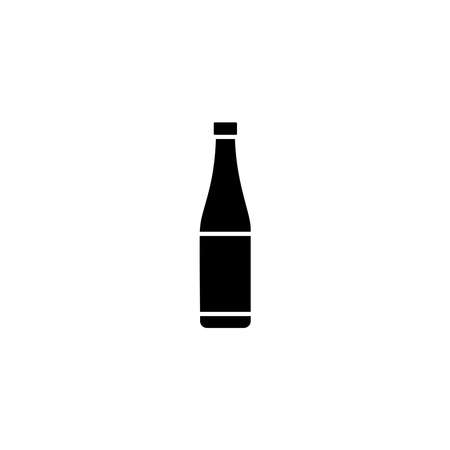 drink bottle icon, wine bottle icon vector  symbolのイラスト素材