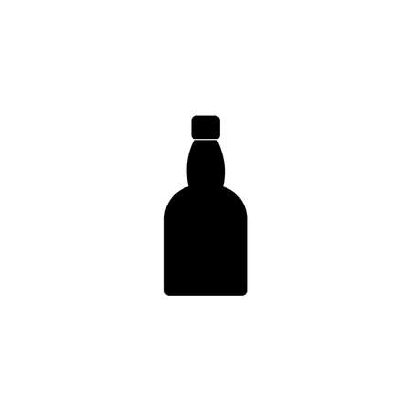 drink bottle icon, wine bottle icon vector  symbolのイラスト素材