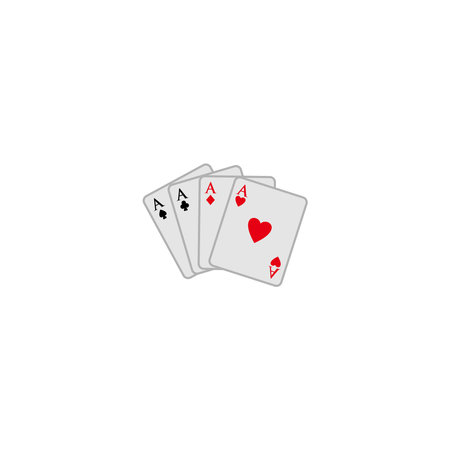 playing card icon, playing card vector sign symbol illustrations
