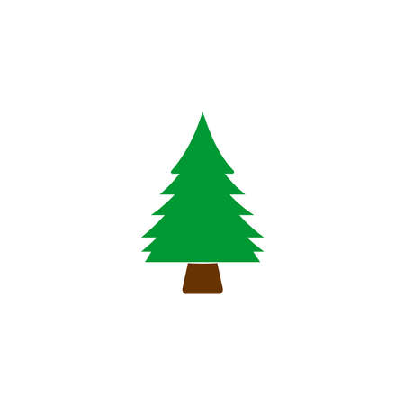 Christmas tree icon set vector symbolのイラスト素材