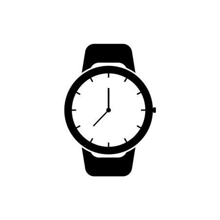clock icon, time icon, alarm clock icon vector symbolのイラスト素材