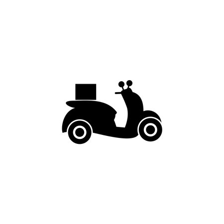 express delivery bike icon vector symbolのイラスト素材