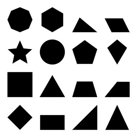 geometric icon vector symbol illustrationのイラスト素材