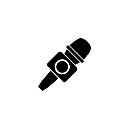 microphone icon set vector sign symbolのイラスト素材