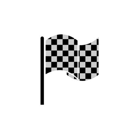 racing flag icon set, racing flag vector set sign symbolのイラスト素材