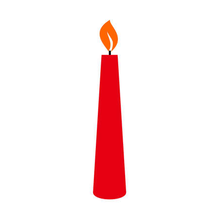 candle icon, candle vector sign symbolのイラスト素材