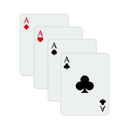 playing card icon, playing card vector sign symbol illustrationsのイラスト素材