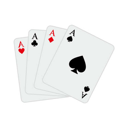 playing card icon, playing card vector sign symbol illustrationsのイラスト素材