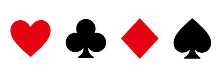 playing card icon, playing card vector sign symbol illustrations