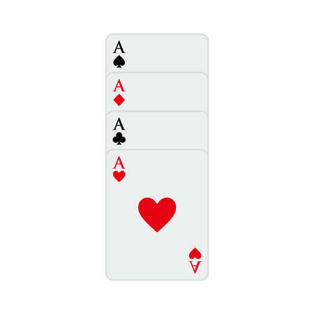 playing card icon, playing card vector sign symbol illustrationsのイラスト素材