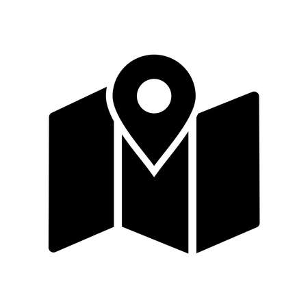 map icon set, map vector set sign symbolのイラスト素材