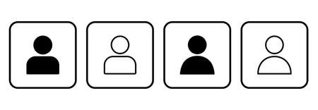 people icon vector symbolのイラスト素材