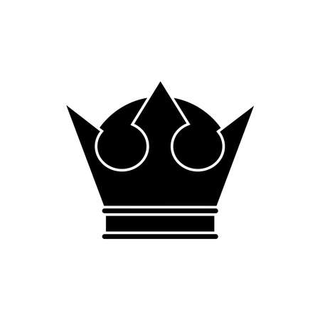 crown icon set vector sign symbolのイラスト素材