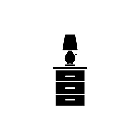 lamp icon vector symbol illustrationのイラスト素材