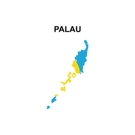maps of Palau icon vector sign symbolのイラスト素材