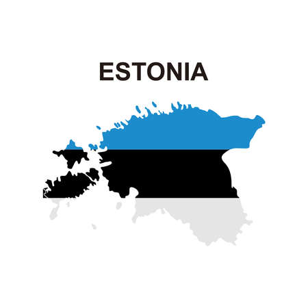 maps of Estonia icon vector sign symbolのイラスト素材
