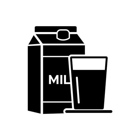 milk drink icon, milk drink vector sign symbolのイラスト素材