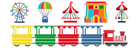 circus icon set, circus vector set sign symbolの写真素材