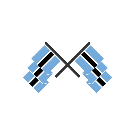 Botswana independence day icon set vector sign symbolのイラスト素材