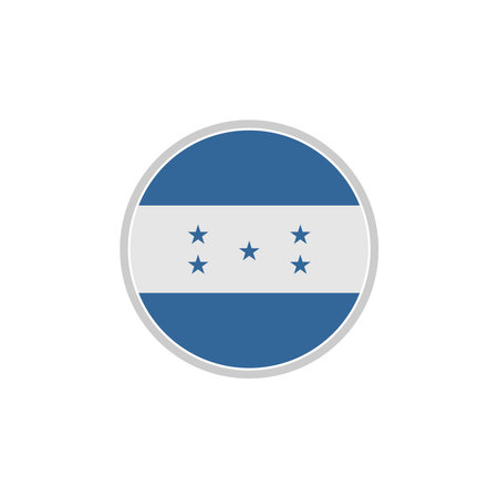independence day of Honduras icon set vector sign symbolのイラスト素材