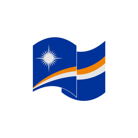 independence day of marshall island icon set vector sign symbolのイラスト素材