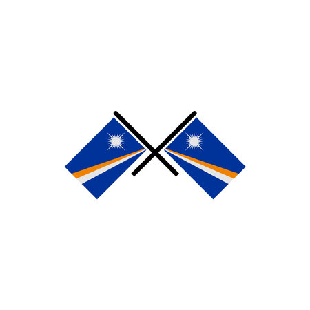 independence day of marshall island icon set vector sign symbolのイラスト素材