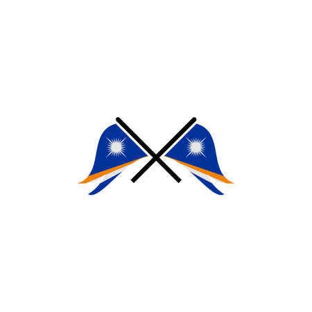 independence day of marshall island icon set vector sign symbolのイラスト素材