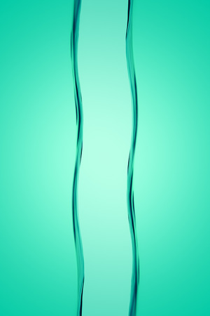 Conceptual background. Two the surface of the water in the turquoise colorの写真素材
