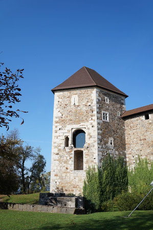 Ljubljana castle - Ljubljanski grad, Slovenia, Europeのeditorial素材