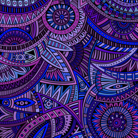 Abstract vector hippie tribal ethnic background patternの写真素材