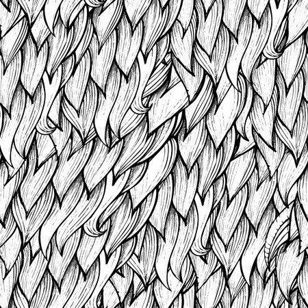Seamless hand drawn abstract seamless patternのイラスト素材