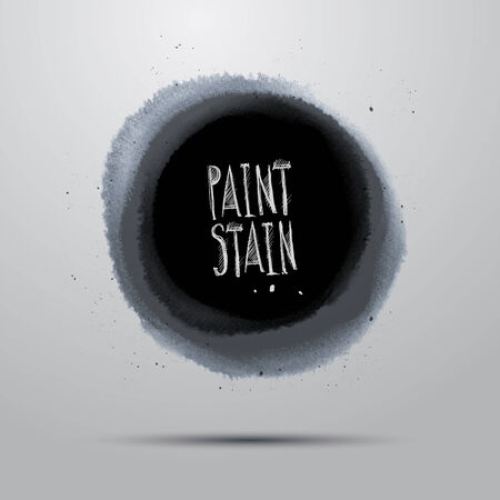 Vector round watercolor grunge paint abstract backgroundのイラスト素材