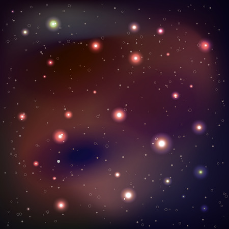 Galaxy background - vector illustrationのイラスト素材