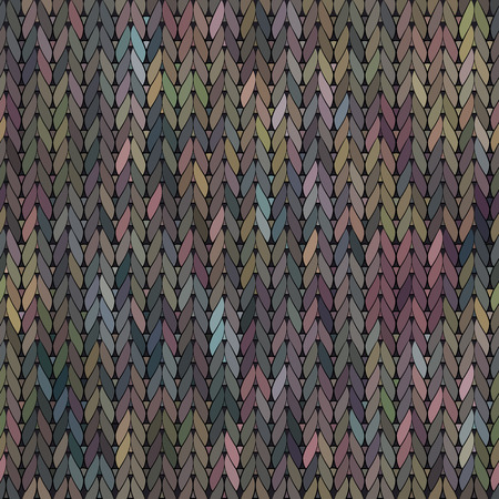 Knitted vector Seamless Fabric Patternのイラスト素材