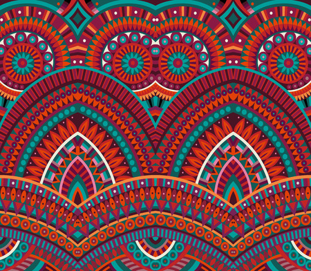 tribal ethnic background seamless patternのイラスト素材