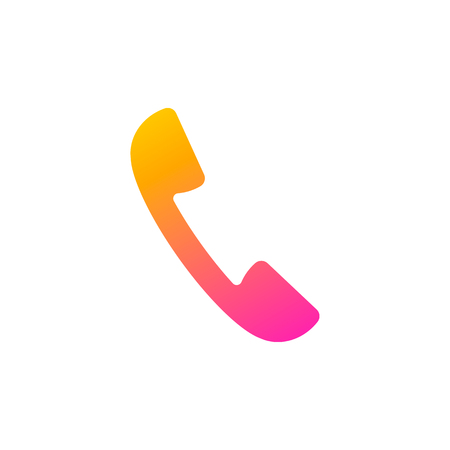 icon handset. vector illustration. flat style.のイラスト素材