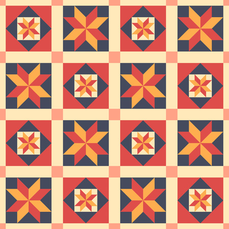 ethnic seamless background. pattern patchwork. vector illustrationのイラスト素材