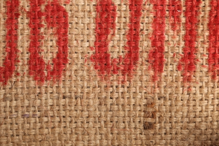 Texture of hemp sacks の写真素材